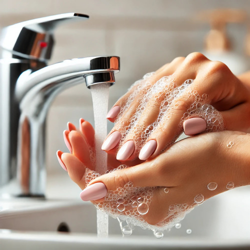 Soap nails or soap nails - a trending manicure for winter 2025 that looks expensive