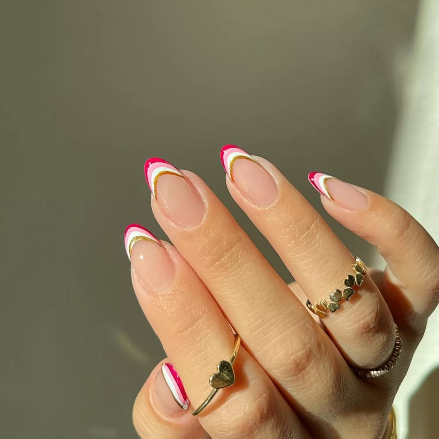 Pink French on Mandala-shaped Nails for Spring 2025: Stylish and Trendy Ideas
