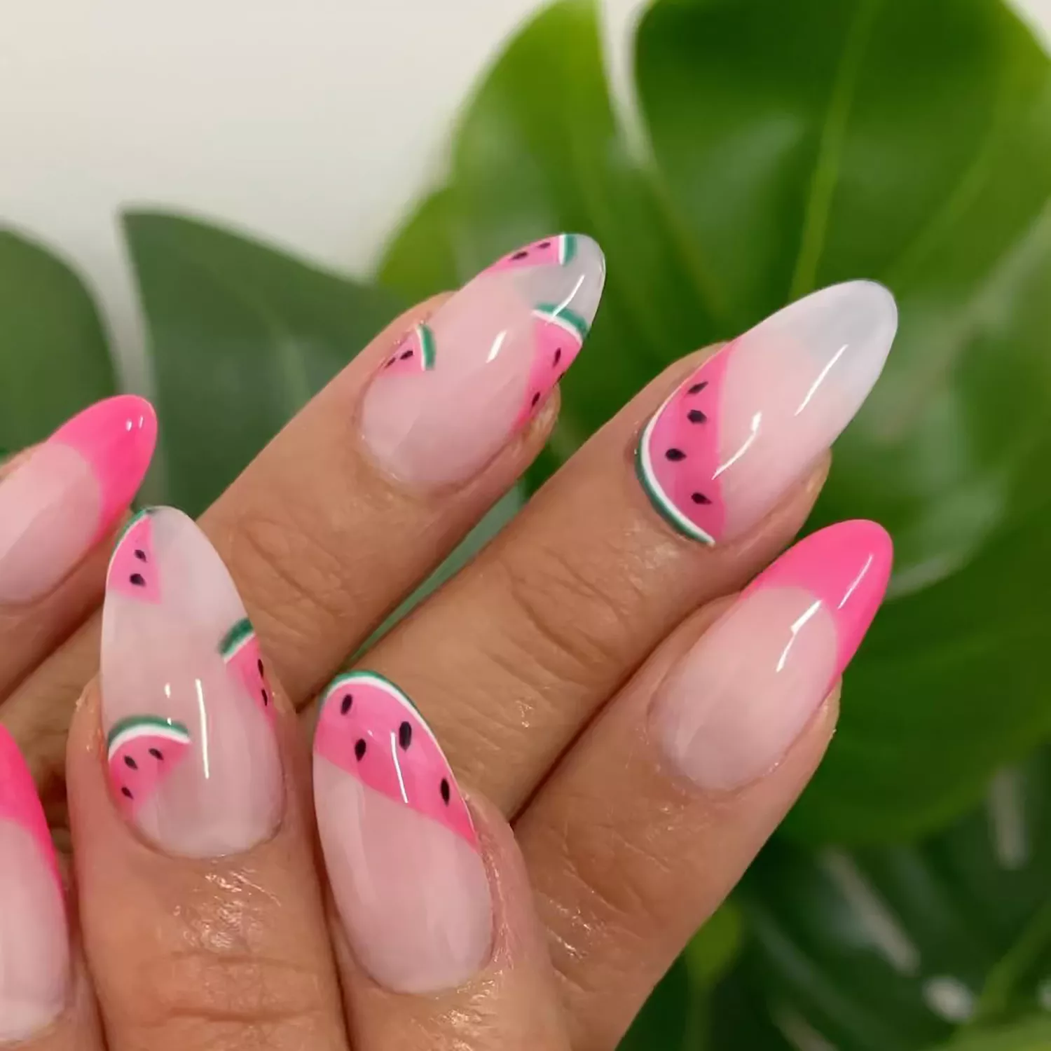 Watermelon manicure: 10 fresh and unusual ideas for the spring-summer 2025 season