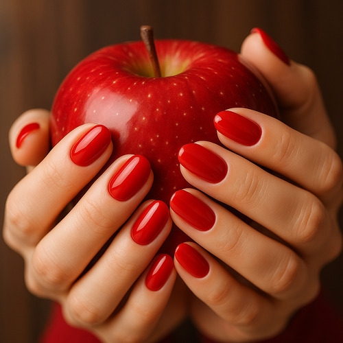 Apple-Red Manicure 2025 — Trends and Stylish Ideas for Late Summer and Early Autumn