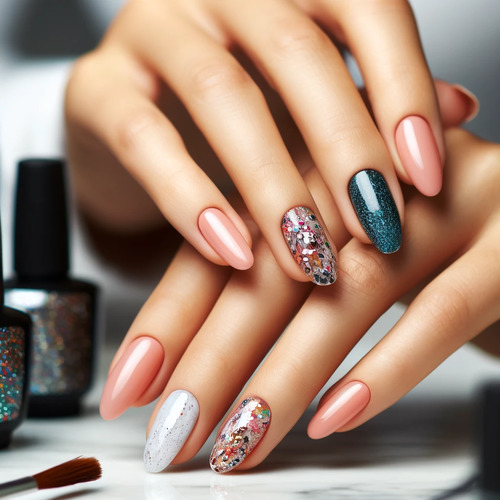 Hard gel nail extensions are the key to perfect nails without chipping