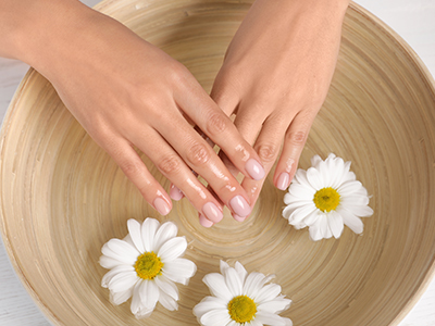 SPA - manicure. Taking care of the beauty of hands and nails
